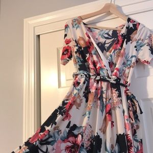 Pink Blush Maternity dress NWT